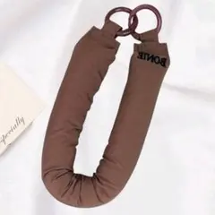 新品　スマホ　ストラップ　茶系