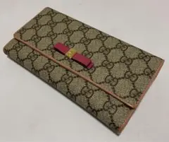 【美品】グッチ/GUCCI 財布 GGスプリーム 正規品