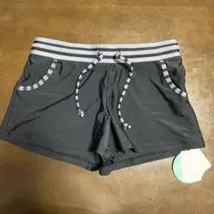 alla polacca ブラックショートパンツ UPF50+