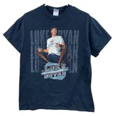 ギルダン　メンズTシャツ　黒　M　ルーク・ブライアン　ライブ　ロック【3663】