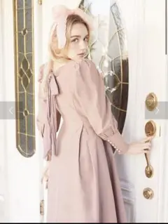 Maison de FLEUR Petite Robe バックリボンドレス
