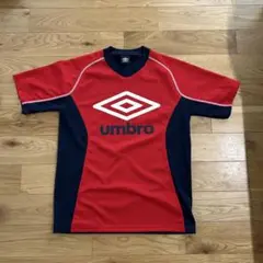 umbro サッカーシャツ 赤 青 半袖