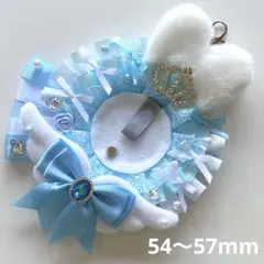 痛ロゼット ♡ 水色 × 白 ♡