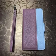 手帳型ケース ピンクホワイト　新品