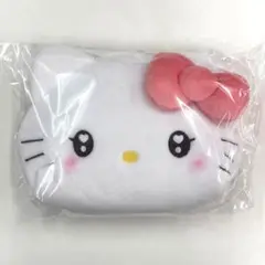 ハローキティぬいぐるみ型フェイスポーチ【新品未使用】