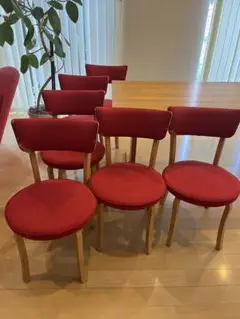 Fuji FURNITURE フジファニチア ダイニングチェア　北欧風　6脚