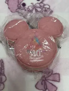 ディズニーランド　40周年　スーベニア　ミッキーマカロン小物入れ　新品未使用