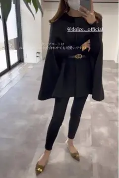 maison de dolce. メゾンドドルチェ ケープ コート ポンチョ