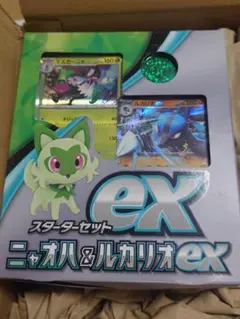 スターターセット ニャオハ&ルカリオex