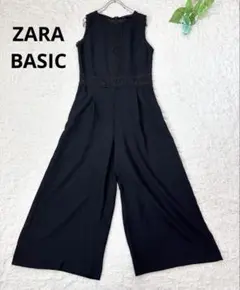 ZARA BASIC＊レース＊ノースリーブオールインワン＊サロペット　S