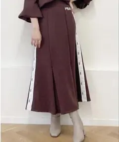 FILA×dazzlinコラボ ロゴテープスカート