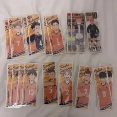 ハイキュー‼︎ ロングスティッカー 烏野高校 ２７枚 ばら売り可