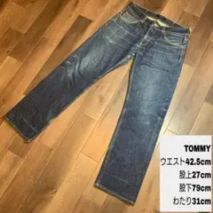 TOMMY ストレートジーンズ バチヒゲ ハチノス 育成済