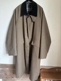 UNITED ARROWS ブラウンチェック ステンカラーコート
