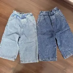 90cm デニムパンツ 2点