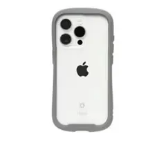 未使用に近い　iPhone11pro iFace フレームクリア/グレー