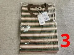 AURALEE GRADIENT STRIPE JERSEY L/S TEE 3