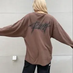【美品♥】ロキシー/ブラウン/長袖/ロンＴ/オーバーサイズ