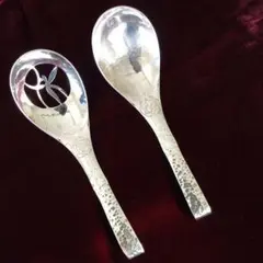 蓮華 (れんげ) セット ニッケルシルバー製 東京牧野特注品