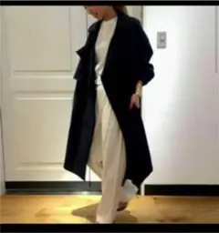 エンフォルド コクーンコート ネイビー サイズ38
