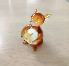 ガラス細工　カンガルー