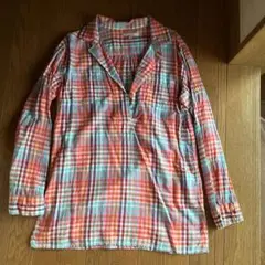 Gap チェック柄チュニックシャツ
