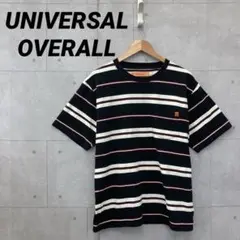 UNIVERSAL OVERALL Ｔシャツ ボーダー メンズ XL 黒