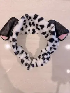 ディズニー　ヘアバンド　ダルメシアン　101柄カチューシャ（耳付き）