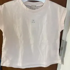 【新品】petit main チェリー刺繍 Tシャツ 100サイズ