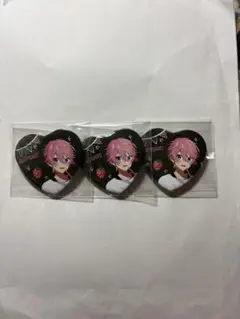 すとぷり さとみくん 2023 苺文化祭 ハート缶バッチ
