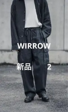 WIRROW リネンカーゴパンツ size1 チャコールグレー WIRROW – 吉祥寺 Promenade｜プロム・ナドゥ