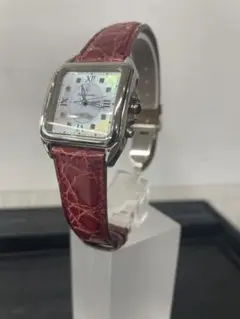 美品　クロスシー xC H330　ピンクフェイススクェア　レザーバンド