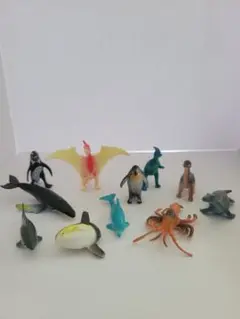 恐竜 海洋生物 ミニチュアフィギュアセット