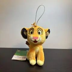 シンバ ぬいぐるみ ストラップ付き 約15cm