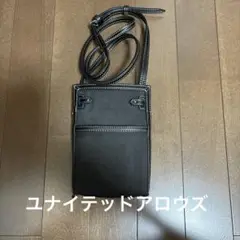 UNITED ARROWS ブラック　ショルダーバッグ