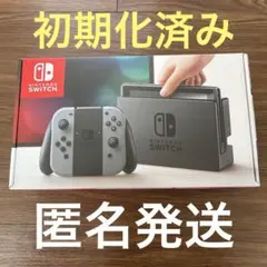 Nintendo Switch 本体　グレー　箱あり　付属品完備