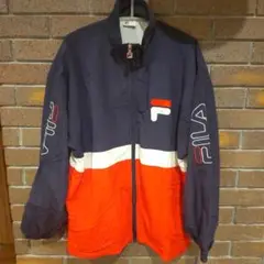 FILA ナイロンジャケット Mサイズ トリコロールカラー