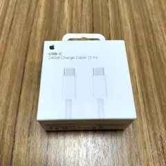 新品 アップル 純正充電器 240W USB-C充電ケーブル 2m 編み込み式