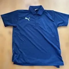 PUMA ネイビー ポロシャツ Lサイズ