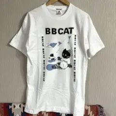 白T 猫　スノボ　フルーツオブザルーム　アメリカ製