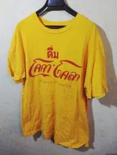 80s90s USA製 企業 コカコーラ Tシャツ　アラビア語