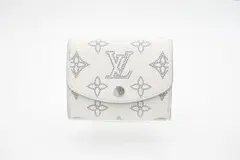 LOUIS VUITTON 三つ折り財布 ポルトフォイユ イリスXS マヒナ 白