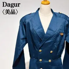 【美品】ダジュール ダブルブレストジャケット ゴールドボタン ショルダーループ