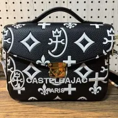 CASTELBAJAC ショルダーバッグ ブラック/ホワイト
