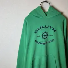 ギルダン DULUTH SUPERIOR スウェット パーカーグリーン M 古着