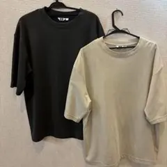 ユニクロ　エアリズムコットンオーバーサイズTシャツ XL 2枚セット
