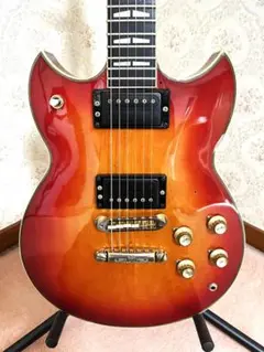 1980 Yamaha SG-1000 Cherry Sunburst | Guitar Chimp
