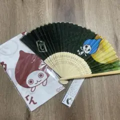 値下げ！【新品】DAIKIN ぴちょんくん　手ぬぐい　扇子　水　お月見　和菓子