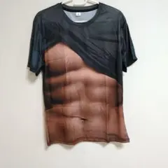 筋肉Tシャツ 半袖Tシャツ メンズ トレーニング デザイン プリント Mサイズ