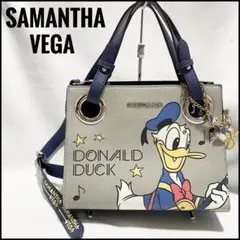 稀少SAMANTHAVEGA サマンサベガ ドナルド ロゴベルトスクウェアバッグ